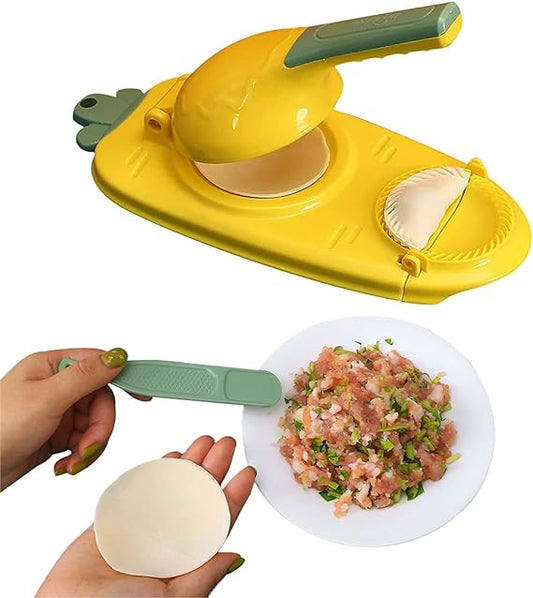 2 In 1 Dumpling Maker, Kitchen Baking Pastry Manual Pressing Dumpling (random Color)/hcd