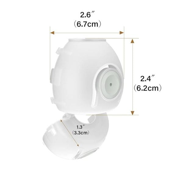 2 Pcs Door Knob Cover Baby Safety Door Knob Covers Doorknob Locks Child Children Kids Proof/hcd