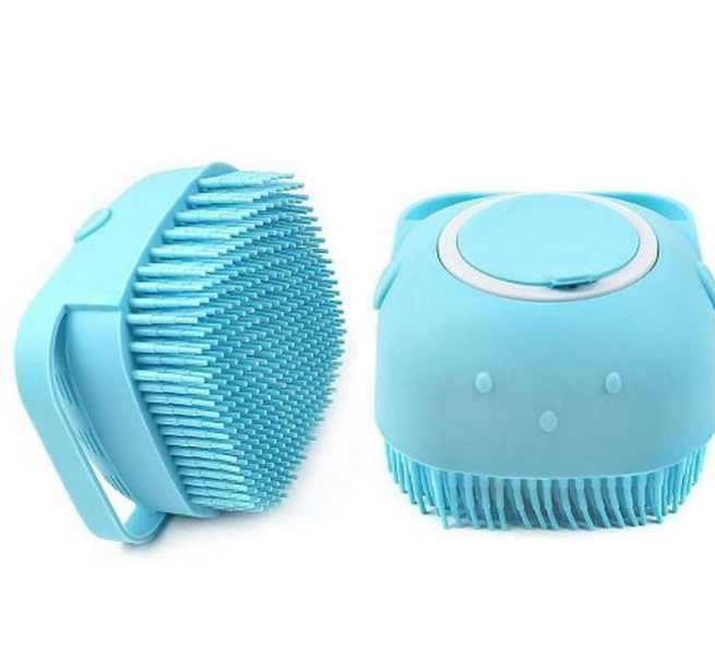 Shampoo massager silicone brush/scrubber