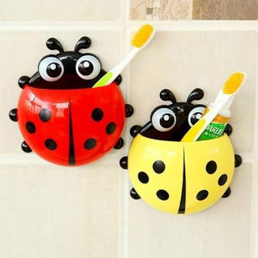 Ladybug tooth brush holder, (pack of 2)