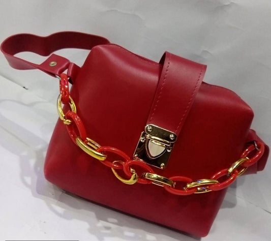 Womens Chunky Chain Purse