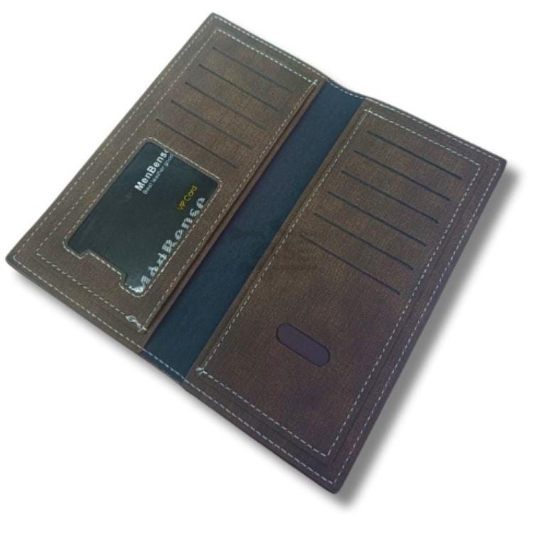 Men's Leather Magnetic Closure Wallet