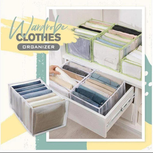 7 Grids Jeans Organizer ,Pack of 2