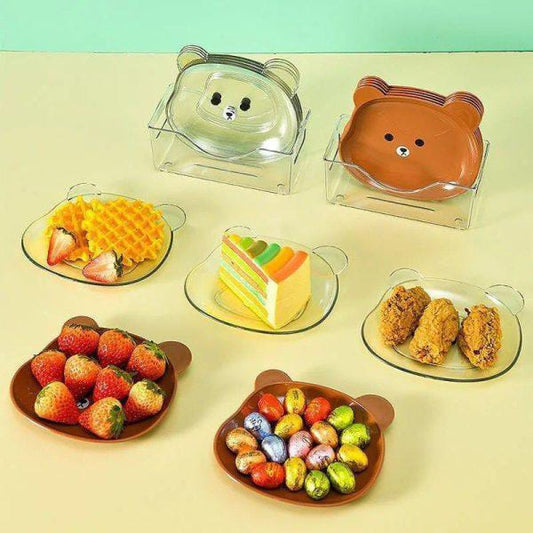 Cartoon Shape Tray, Pack Of 8