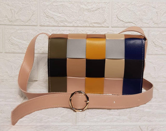 Multi Shade Cross Body Bag