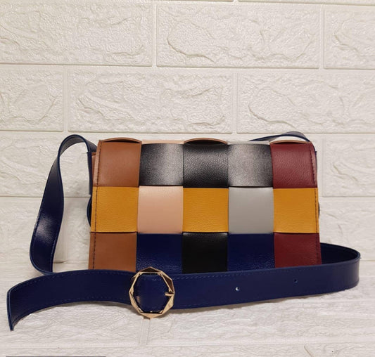 Multi Shade Cross Body Bag