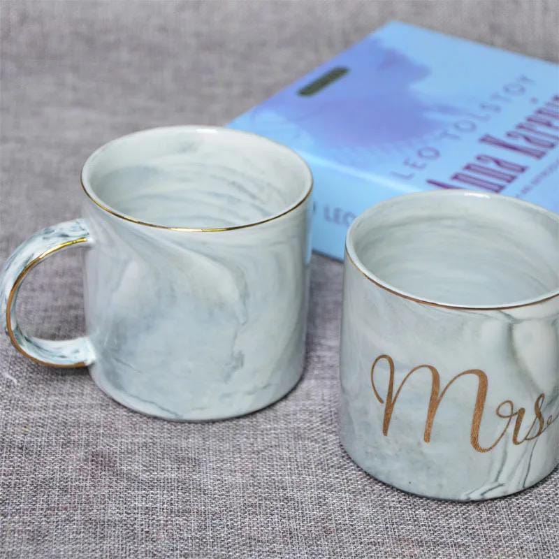 2 Pcs Mr. &amp; Mrs. Coffee Mug Set