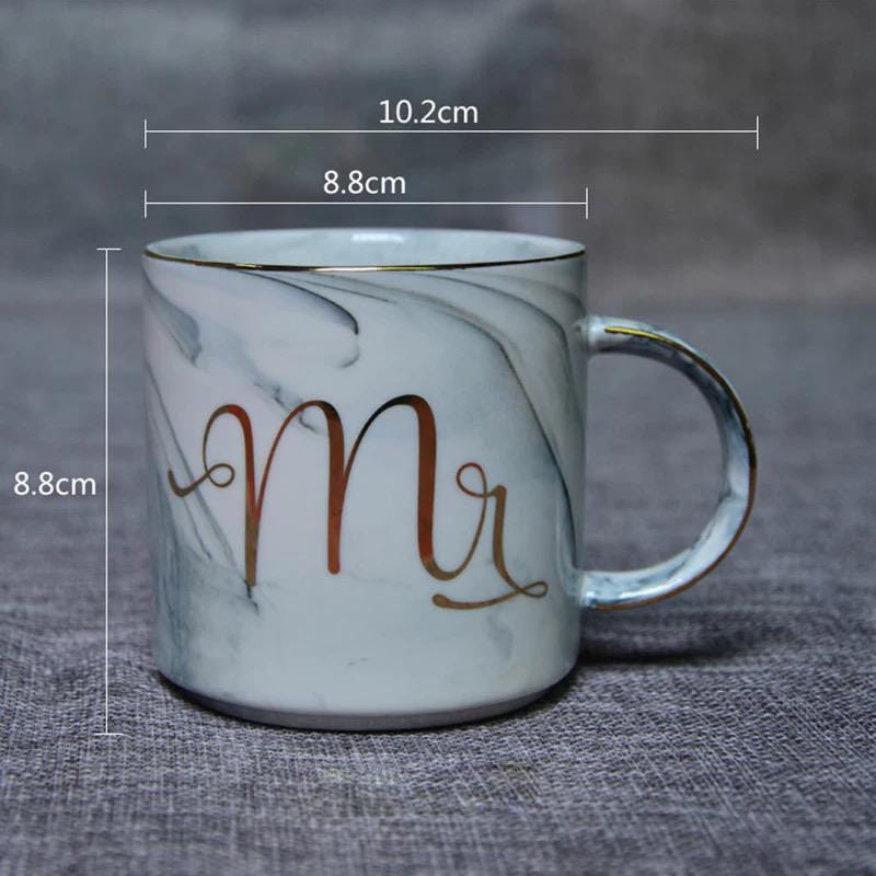 2 Pcs Mr. &amp; Mrs. Coffee Mug Set