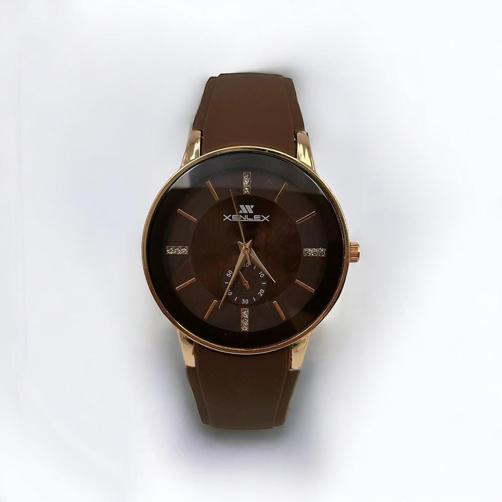 Men's Formal Silicon Strap Watch