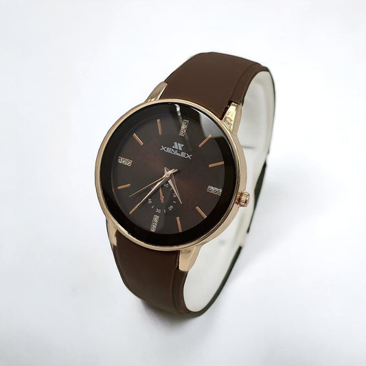 Men's Formal Silicon Strap Watch