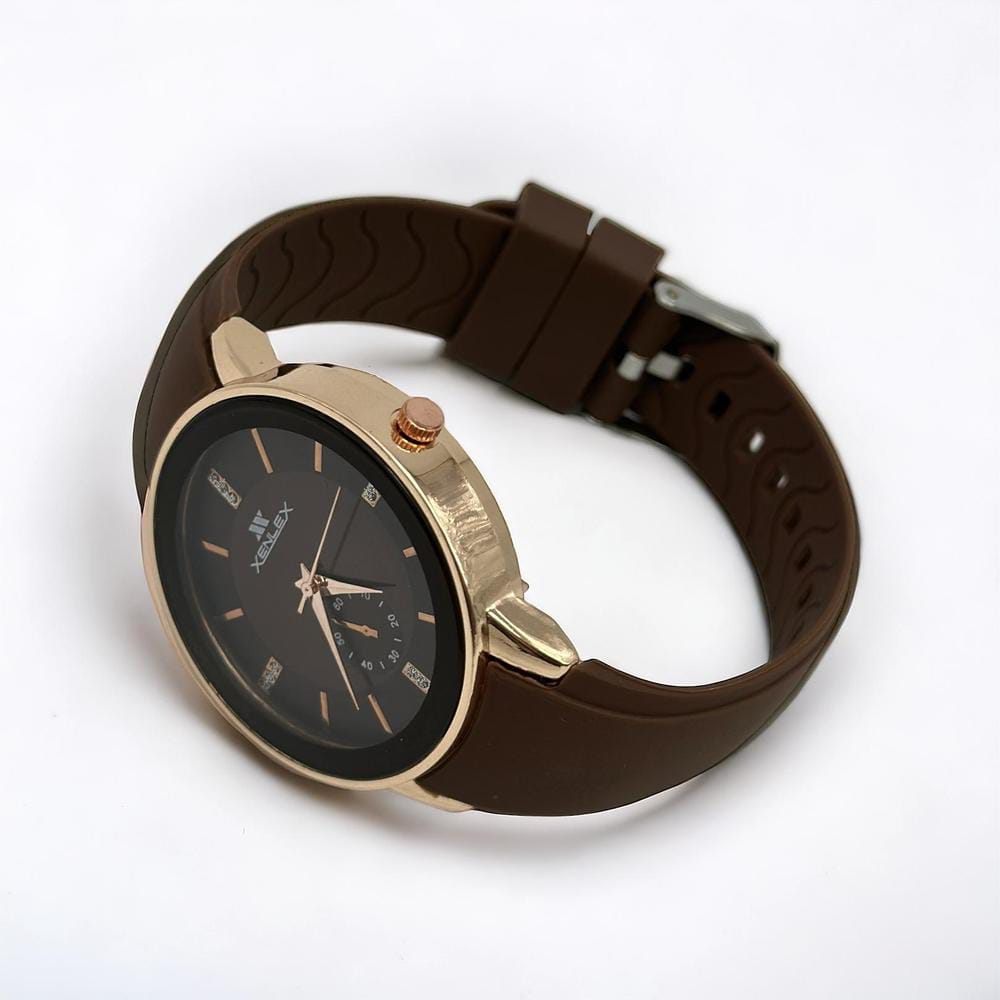 Men's Formal Silicon Strap Watch