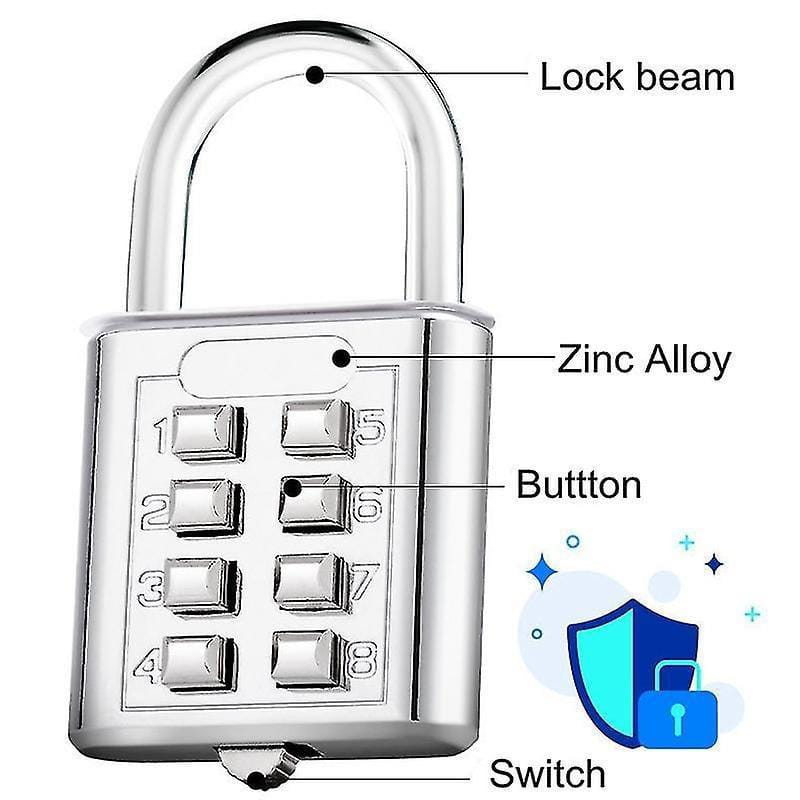 8 Digits Combination Lock