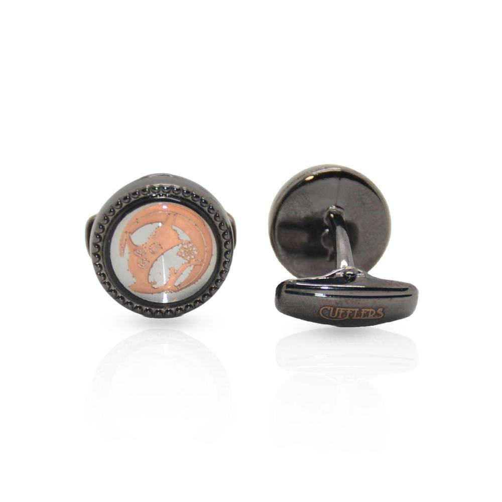 Vintage Classic Circle Cufflinks