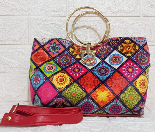 Printed Cross Body Bag