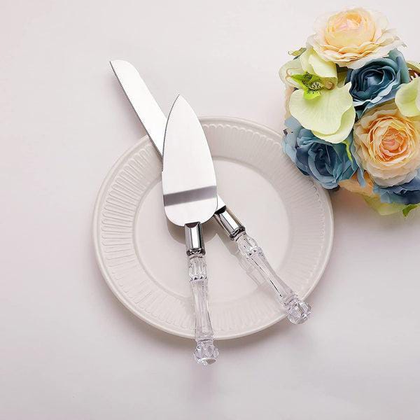 Techmanistan-Wedding  Birthday Cake Knife and Server Set - Cake Cutter and Server Set