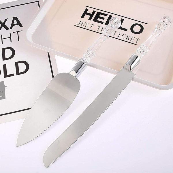 Techmanistan-Wedding  Birthday Cake Knife and Server Set - Cake Cutter and Server Set