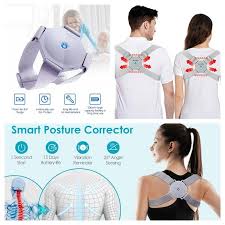 Adjustable Spine Back Support Posture Sensor Belt