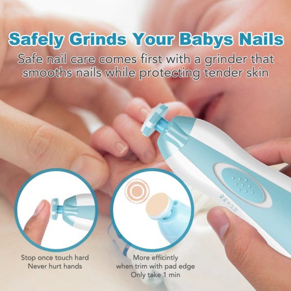 Electric Nail Clipper – Baby Nail Trimmer Clipper Set (random Color)/HCD