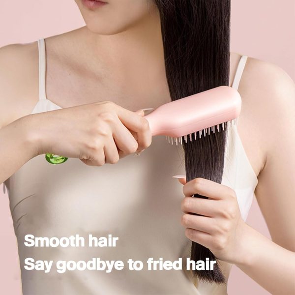 Self Cleaning Hair Brush, One-click Cleaning Telescopic Hair Comb/hcd