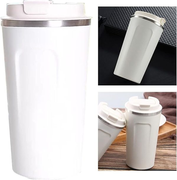 Steel Vacuum Tea Coffee Mug 510 Ml (random Color)