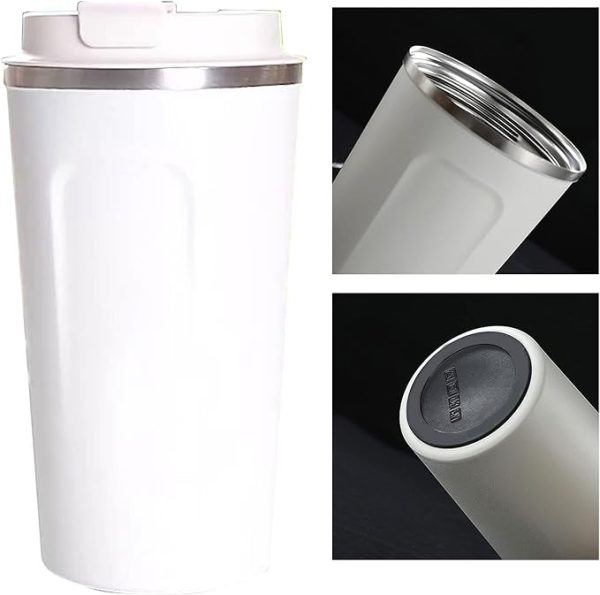 Steel Vacuum Tea Coffee Mug 510 Ml (random Color)