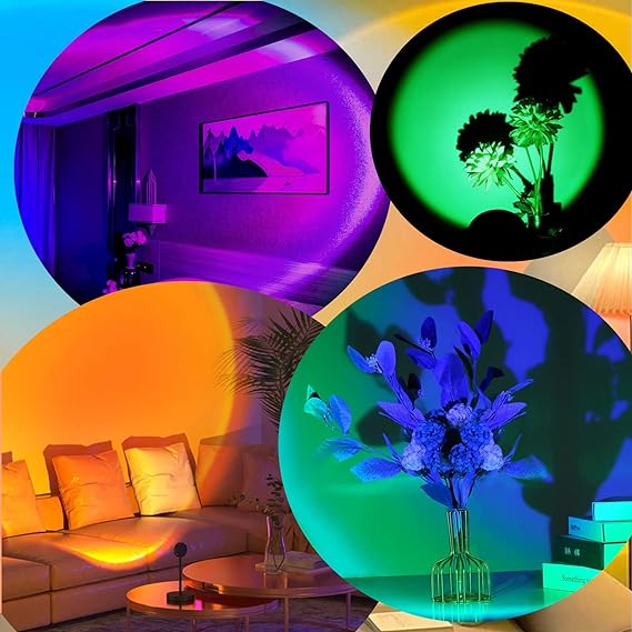 Sunset Lamp Multi Color With Remote/hcd