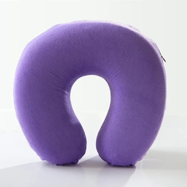 Travel Neck Pillow With Packing (random Colors)