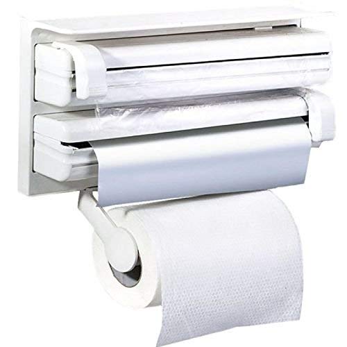 Wall Mount Tissue Paper Dispenser – Triple Paper Roll Dispenser Towel Holder/hcd